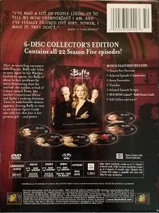 Buffy The Vampire Slayer: The Complete Fifth Season On DVD