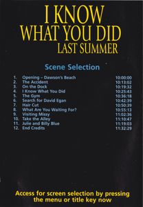 I Know What You Did Last Summer