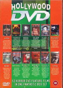 12 Horror DVD Feature Films