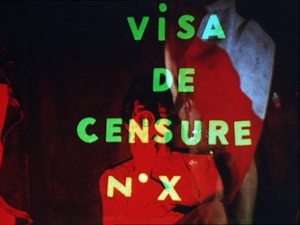 Visa De Censure Nº X
