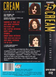 Cream - Farewell Concert