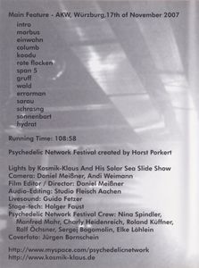 Electric Orange - Live At The Psychedelic Network Festival 2007