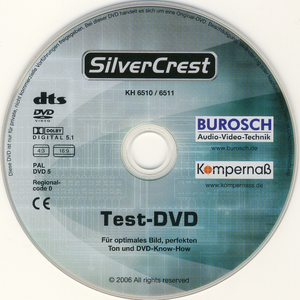 SilverCrest Test-DVD