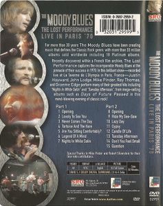 The Moody Blues: The Lost Performance Live in Paris '70