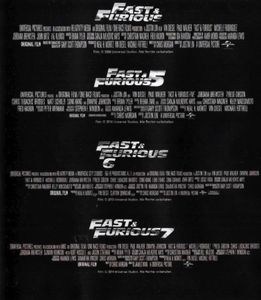 Fast & Furious 7-Movie Collection