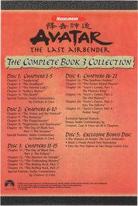 Avatar: The Last Airbender - The Complete Book 3 Collection