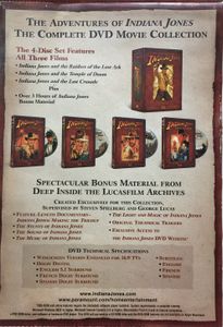 The Adventures Of Indiana Jones: The Complete DVD Movie Collection