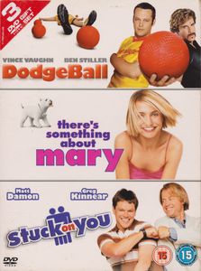 3 DVD Gift Set - Dodgeball, There's Something About Mary, Stuck On You