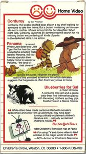 Children's Circle: #10 Corduroy, Panama, Blueberries for Sal