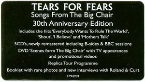 Tears For Fears: Songs From The Big Chair (30th Anniversary Edition)