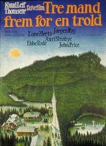 Tre mand frem for en trold
