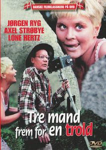 Tre mand frem for en trold