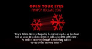 Snow Patrol: Open Your Eyes (Pinkpop, Holland 2009)