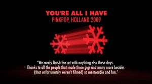 Snow Patrol: You're All I Have (Pinkpop, Holland 2009)