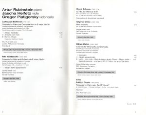 Heifetz/Rubinstein/Piatigorsky