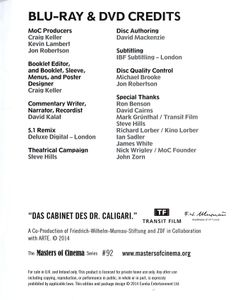 Das Cabinet Des Dr. Caligari