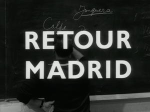 Retour Madrid