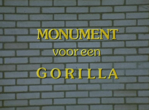 Monument Voor Een Gorilla