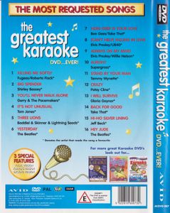 The Greatest Karaoke DVD... Ever! - The All Time Favourites