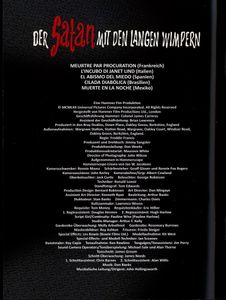 Der Satan Mit Den Langen Wimpern