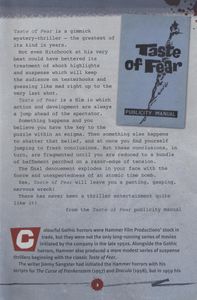 Taste Of Fear