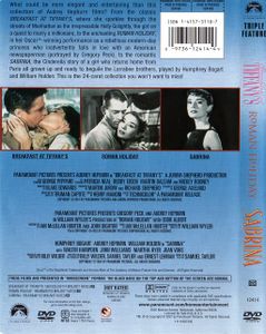 Triple Feature: Breakfast at Tiffany's, Roman Holiday, Sabrina