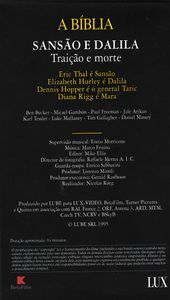 A Bíblia: Sansão E Dalila - Traição E Morte