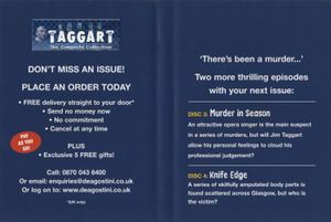 Taggart: The Complete Collection - 1: Killer / 2: Dead Ringer
