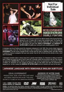 Guinea Pig: Devils Experiment /Android of Notre Dame Double Feature