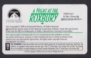A Night At The Roxbury