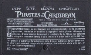 Pirates Of The Caribbean: The Curse Of The Black Pearl