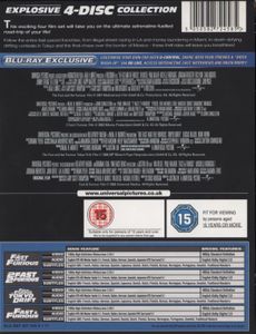 Fast And The Furious: 4 Film Set