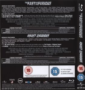 Fast And The Furious: 4 Film Set