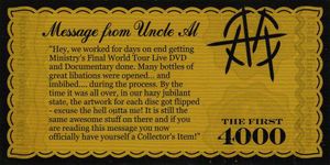 Ministry's Final World Tour - Adios...Puta Madres