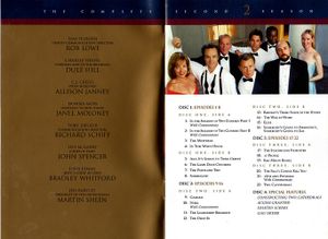 The West Wing: The Complete Second Season