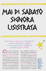 Mai Di Sabato Signora Lisistrata