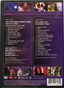 Faith No More ‎– Live At Brixton Academy, London (You Fat B**stards) / Who Cares A Lot? (The Greatest Videos)