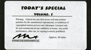 Today's Special Vol. 1