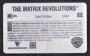 The Matrix Revolutions