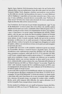 Mediterranea Tour ∙ 10 Settembre 1984 / A Casa Di Ida Rubinstein