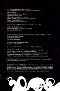 Mediterranea Tour ∙ 10 Settembre 1984 / A Casa Di Ida Rubinstein