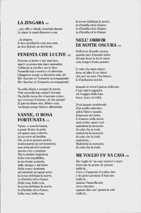 Mediterranea Tour ∙ 10 Settembre 1984 / A Casa Di Ida Rubinstein