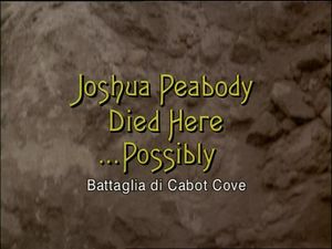 Joshua Peabody Died Here ... Possibly
