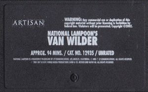 National Lampoon's Van Wilder: Van Gone Wilder! The Unrated Version