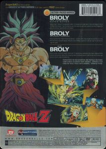 Dragon Ball Z Triple Feature: Broly: The Legendary Super Saiyan // Broly: Second Coming // Bio Broly