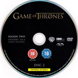 Game Of Thrones - The Complete Second Season