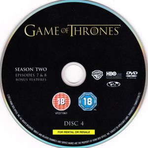 Game Of Thrones - The Complete Second Season