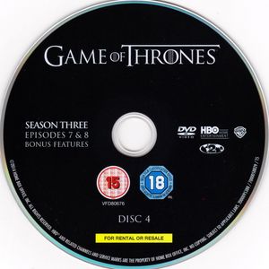 Game Of Thrones - The Complete Third Season