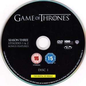 Game Of Thrones - The Complete Third Season