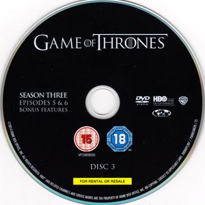 Game Of Thrones - The Complete Third Season